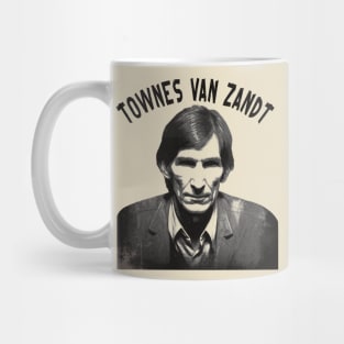 Townes Van Zandt retro Mug